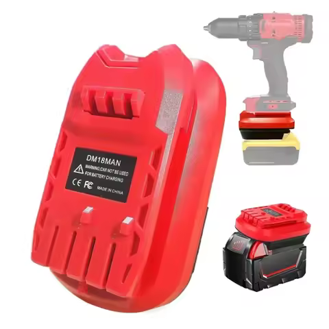 DM18MAN Adapter is Applicable to Craftsman Cordless Tool for Dewalt 18V Lithium Battery Conversion20