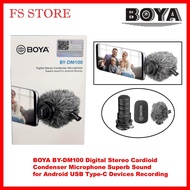 BOYA ORIGINAL MALAYSIA BY-DM100 BYDM100 SUPERB SOUND QUALITY FOR TYPE C HANDPHONE/SMARTPHONE