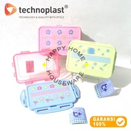 TECHNOPLAST T+ Cherry Food Container 750ml Lunch Box Without Dividers 750ml Bpa Free