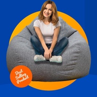 [MUDAH]Lazy Comfy Breathable  Fabric Bean Bag/Bean Bag/Stool/Lazy Sofa