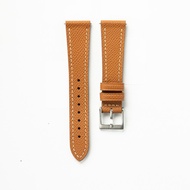 Brown Calf Textured Leather Strap 18mm, 19mm, 20mm, 21mm 20mm Watch Strap 18mm Watch Strap