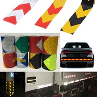 Arrow Reflective Tape Safety Caution Warning Reflective Adhesive Tape Sticker For Truck Motorcycle B