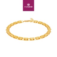 HABIB 916/22K Yellow Gold Bracelet BBC050624-MS-H