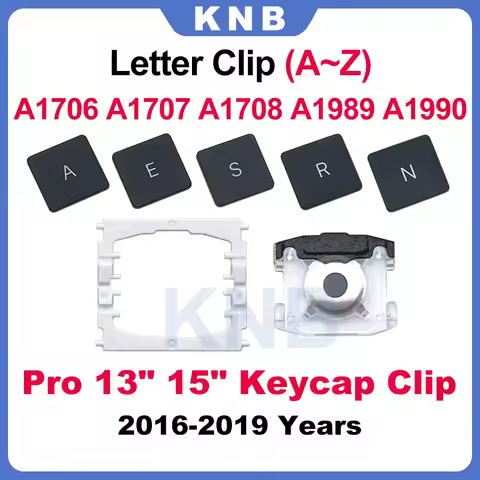 Letter keys Keycaps Hinges For Macbook Pro A1706 A1707 A1708 2016 2017 A1990 A1989 2018 2019 A1534 2