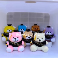 Boneka wisuda mini free Custom Nama selempang