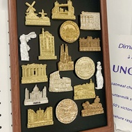 【Shipment within 24 hours‌】 Vintage 3D Refrigerator Magnet World City Travel Souvenir Magnetic Stick