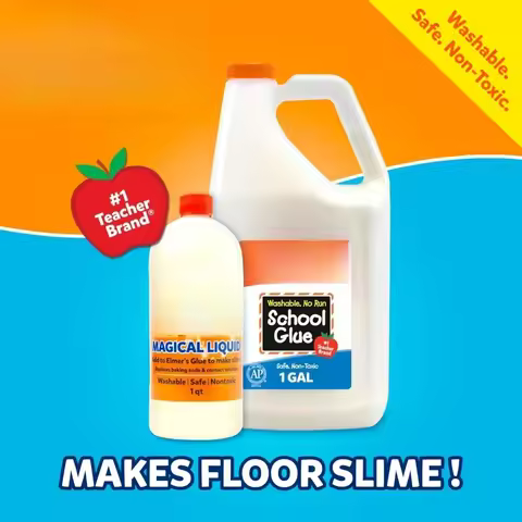 Updated Formula Slime Activator Solution for Double Output Safe Washable Liquid Kids Craft Activity