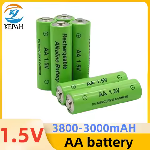 AA Rechargeable Battery 1.5V AA 3800mAh alkaline battery for Clock Radio Video Game toys AA Charger