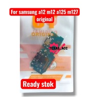 Samsung A12 Charging Connector Board M12/ A125/ - Original Flexible Charger Board Spare Part/ hp