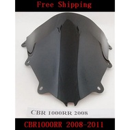 For Honda CBR1000RR 2008-2011 CBR1000 CBR1000R CBR 1000 1000RR motorcycle Double bubble windshield w