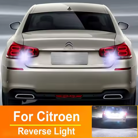 2pcs LED Reverse Light P21W BA15S 1156 For Citroen C5 C3 C1 C2 C8 C4 Berlingo 2008 2009 2010 2011 20