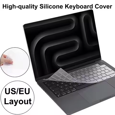 Silicone Keyboard Cover, Compatible With 2026 2025 2024 2023 2022 2021 M5-M1 Pro/Max MacBook Pro 14/