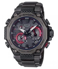 Casio - 碳纖維核心多功能藍牙電波雙顯運動腕錶G-shock MTG-B2000YBD-1A