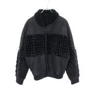 【二手】Giorgio GIORGIO ARMANI羊毛皮短外套，羊毛皮，披肩，皮革，羊毛，羊毛皮披肩短外套，男士，二手 B