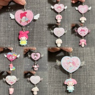 Sanrio Melody Retro Style Key Ring Mine White Strawberry Flower Wedding 50th Anniversary