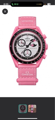 🩷Omega x Swatch MoonSwatch 粉紅色腕錶