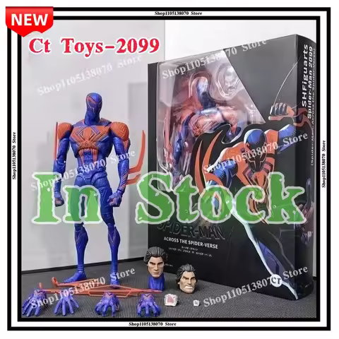 In Stock Ct Toys Spider-Man 2099 Shf S.H.Figuarts CT Spider-Man Across The Spider-Verse Part One Act