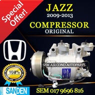 HONDA JAZZ 2009-2013 YEAR TRSE07 5PK ORIGINAL SANDEN COMPRESSOR/ KOMPRESOR  (CAR AIRCOND SYSTEM)