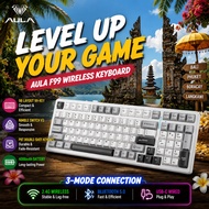 AULA F99 Mechanical Gaming Keyboard RGB Hot Swappable Switch Wireless Keyboard 99 Keys Layout Compac