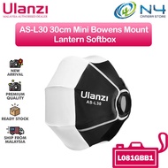 Ulanzi AS-L30 30cm Lantern Softbox Mini Bowens Mount Quick Release Ball L081GBB1 Diffuser Light Modi