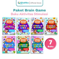 Ziyadbooks 7 Brain Game Children's Activity Book Trains Logic Educational Thinking Children's Book 1
