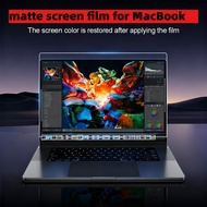 Matte Screen Protector Film for Apple Macbook Air 13 M4 M3 M2 A3240 A3113 A2681 Air 15 A2941 Pro 13