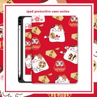 For IPad Air 3rd Generation Case with Pen Holder Cute Shockproof Ipad Pro 11 10.5 9.7 10.2 10.9 Inch Cover Ipad Mini 6 Air 5 4 3 2 1 Case Ipad 5th 6th 7th 8th 9th 10th Gen Casing
