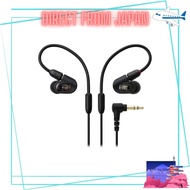 Audio-Technica ATH-E50 Monitor In-Ear Headphones Wired Earphones with Gaming FPS 6.3mm Headphone Jac