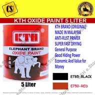 KTH Elephant Oxide Paint 5 liter cat besi anti karat  anti rust paint  cat anti karat  cat pagar bes