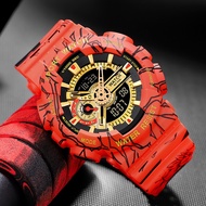 SANDA One Piece Dragon Ball Waterproof Men Luminous Watch 299