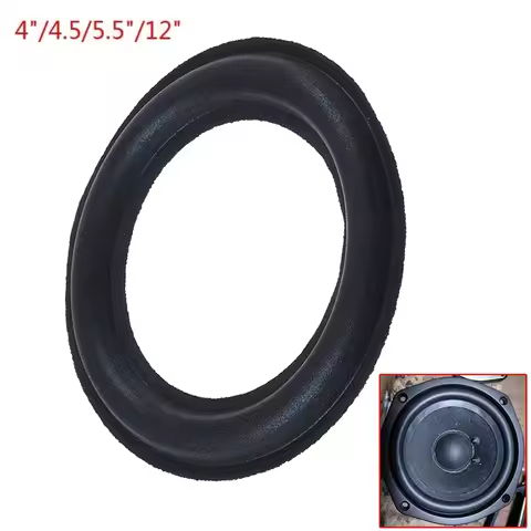 Speaker Foam Surround Edge Rings Repair Kit 1Pcs 4/4.5 /5/12 Inches DIY Speaker Surround Repair Rubb