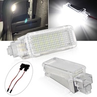 2PC Canbus Car White LED Courtesy Door/trunk/Footwell/glove box light lamp For Audi A1 A2 A3 A4 A5 A6 A7 A8 Q3 Q5 Q7 TT VW Skoda