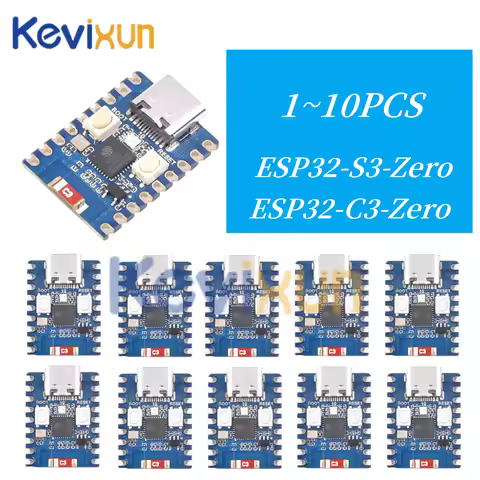 1-10pcs/ESP32-C3-Zero ESP32-S3-Zero Mini Development Board WiFi Bluetooth Ultra-small Size ESP32 C3 