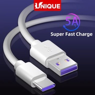 UNIQUE 5A Fast Charging Data Cable Macaron V8 Micro USB Data Cable Supports Fast Charging