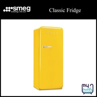 Smeg FAB28RYW5 Single Door Refrigerator with ice compartment - Yellow