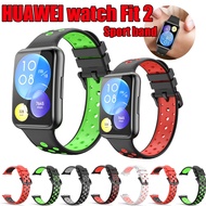 huawei watch fit 2 replacement strap Silicone Watch Strap For Huawei Watch Fit 2 Smart Watch