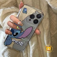 NEW Stitch Shy Cute Phone Case For Vivo X100 X90 X80 X70 Pro Plus X90S IQOO Z8X Z7X Z7i Z6X Z6 Lite 