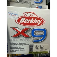 BERKLEY X9 BRAID TRESSE 300M