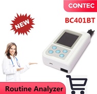 CONTEC BC401BT แบบพกพาวิเคราะห์ปัสสาวะ 2.4  LCD Micro USB ตรวจสอบ 11 พารามิเตอร์ทดสอบฟรี 100 ชิ้นแถบ