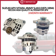 SUZUKI APV VITARA JIMMY SJ413 (1971-1994)  RECON HIGH QUALITY ALTERNATOR 3PK 3 MONTH WARRANTY