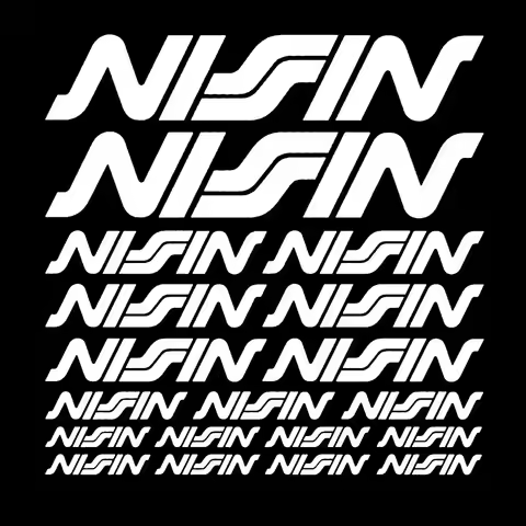 Nissin motorcycle sponsor auto tuning quality waterproof cover scratch ethyl thin sticker