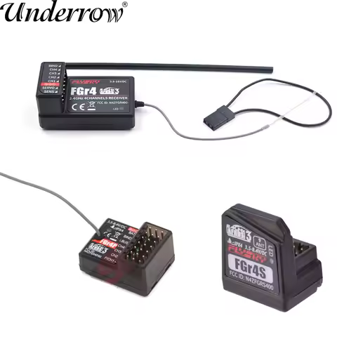 Flysky FGR4 FGR4S FGR4P built-in Single Antenna Bidirectional Receiver PPM/IBUS/PWM For Flysky FS-NB