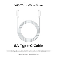 [พร้อมส่ง]  vivo 6A Type-C to Type-C flash charging 120W data cable