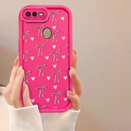 Bowknot Heart Phone Case For OPPO F5 Youth F7 F9 F11 Pro F19 F21 Pro Protector Shockproof Soft TPU C