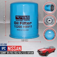 Fast Delivery Oil Filter NISSAN SUNNY B11-14 E23 URVAN (15208-H8911B) 1 Piece Shipped From Thailand