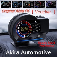 ❗VERSION TERBARU❗AKIRA P6 OBD OBD2 METER for PROTON PERODUA myvi axia bezza HONDA NISSAN TOYOTA vios