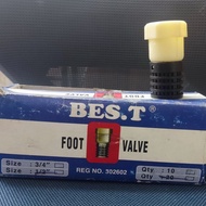 BEST Foot Klep Foot Valve dan Klep PVC Saringan Pipa 1/2" 3/4" inch