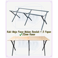 itop  25MM Pasar Malam Meja Lipat/ Night Market Foldable Table Rack With Plywood Market Stand/ Kenduri/Kanopi/Canopy