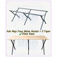 itop  25MM Pasar Malam Meja Lipat/ Night Market Foldable Table Rack With Plywood Market Stand/ Kendu