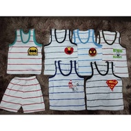 6pcs terno stripe logo for 6month to 18month good quality